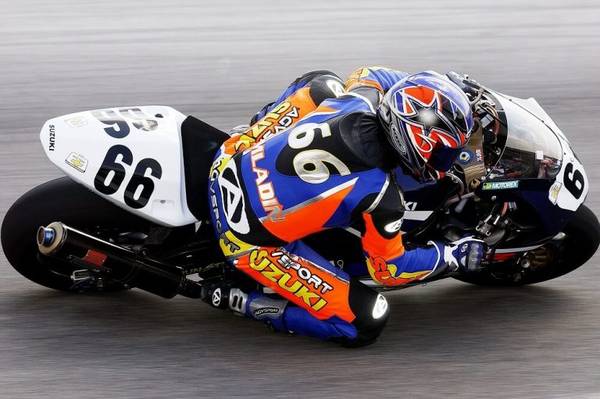 Mat Mladin Suzuki Champion Leather Racing Jacket size med / Large 1