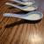 Cermanic Blue Design Scoop Spoons 6 thumbnail