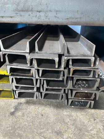 Steel Channel C4 x 5.4 - lengths are between 5' - 6' 1