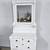 Victorian Chest w/ Mirror Painted White 1 thumbnail