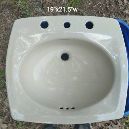 Porcelain Bath Sink19x21.5w 1