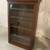 ANTIQUE SMALL WALL HANGING BOOKCASE OR CURIO CABINET 3 thumbnail