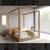 Solid pine modern bed frame 1 thumbnail