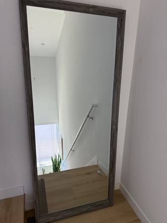 Floor Length Mirror - Gray - 70"x30" 1