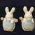4 Easter Bunny Napkin Rings 2 thumbnail