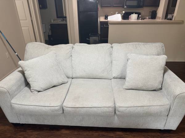 Light grey couch 1