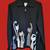 Vtg Allison Daley Black Cat Silhouettes Beaded Full Zip Cardigan 2 thumbnail