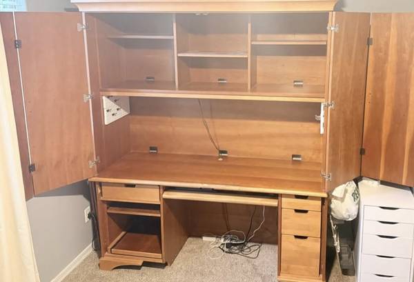 Solid Wood Desk 1