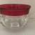 4 Vintage Kings Crown Ruby Red Plates & Cups 5 thumbnail
