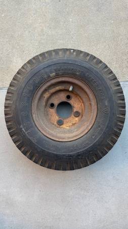 Wheel and tire 1