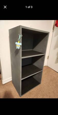 Gray Bookcase 1