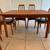 Vintage mid century expanding table. Chairs not for sale 17 thumbnail
