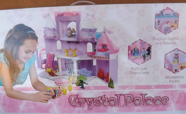 Nueva casa de muñecas interactiva Crystal Palace - $30 (4th y Osuna)63471383249281122