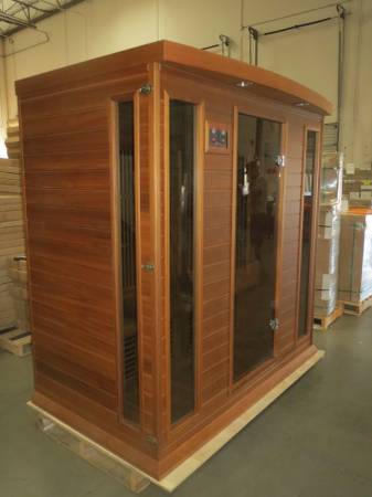 4-Person Sauna Near Zero EMF (Red Cedar) 1