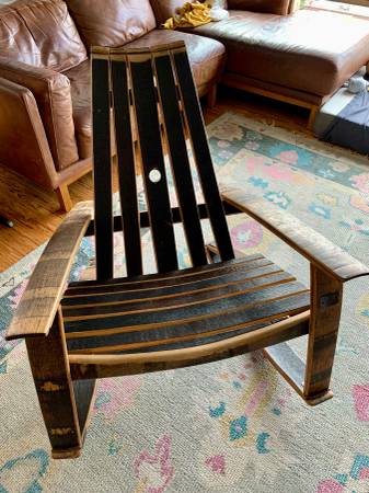 HUNGARIAN WORKSHOP Wine Barrel Lounge Chair worth $2000 1