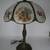 Vintage Slag Glass Lamp w Asian Japanese Oriental Geisha Scenes 1 thumbnail