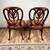 Vintage Pair Wheel Back Side Chairs by Ardley Hall 6 thumbnail
