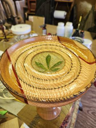 Candy dish, hand turned by Desertdans Crafts 1