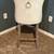 6 creme velvet Barstool with a lion- ring pull back. 4 thumbnail