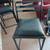 3 Black Metal Padded Bar Stools, Excellent Condition 1 thumbnail
