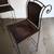 Vintage pair of Spanish leather and wrought iron bar/counter stools 2 thumbnail