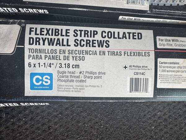 drywall screws foldable strips collated 1