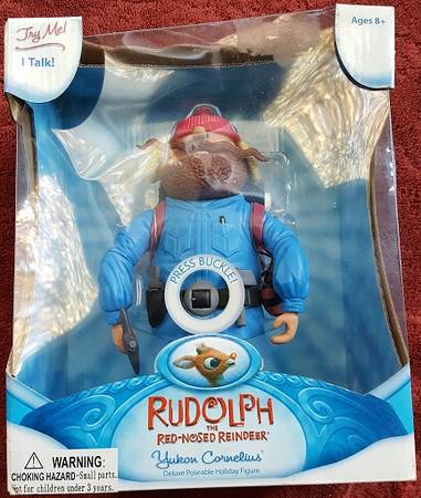 Yukon Cornelius Deluxe Talking Figure Ft. Rudolph Red Nosed Reindeer 1