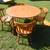 OAK ROUND TABLE 4-MATCHING CHAIRS-1 LEAF-MUST SEE 7 thumbnail