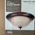 New Still In Box 13 Inch 2 Light Bulb Interior Flush Mount Light 1 thumbnail