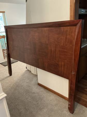 King sized headboard and mattress frame 1