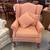 Pennsylvania House - Coral Upholstered Queen Anne Wing Back Chair 1 thumbnail