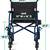 Medline Ultra Lightweight Transport Wheelchair for Adults, Foldable, 1 5 thumbnail