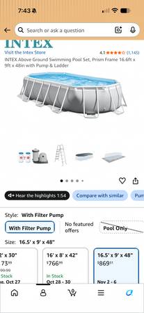 Intex pool 1