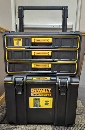 DeWalt ToughSystem Modular Wheeled Bottom & 3 Drawer Chest TOOL BOX 1