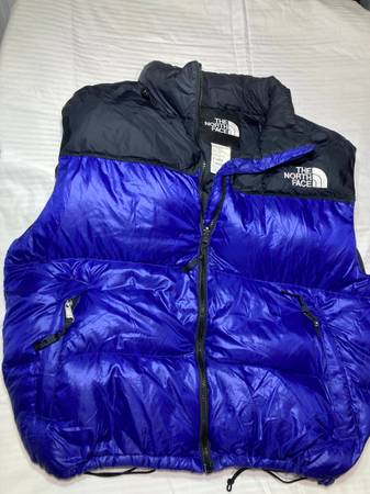 NEW The North Face 700 Nuptse Down Blue Men's X Large 1