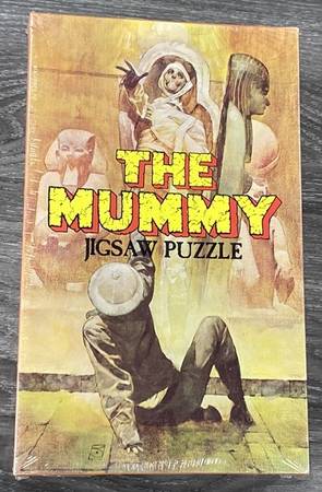 1974 APC “The Mummy” Sealed Puzzle – Rare Jeff Jones Horror Art 1