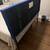Queen Sized  Blue Tufted Upholstered Headboard 2 thumbnail