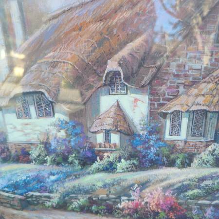Cabaña Kincaid, arte de Bridge River, Carl Valente, pueblo de Print Frame - $50 (Mukilteo)63471461079299121