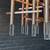 Italian Mid-Century Modern Chrome & Lucite Chandelier by Gaetano Sciol 8 thumbnail