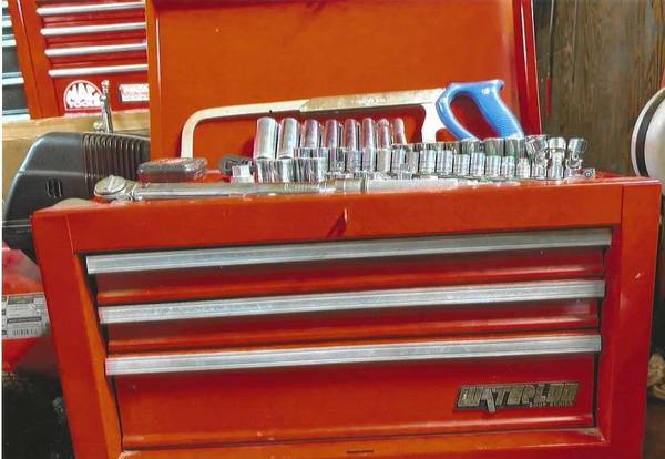 Waterloo toolbox with tools 1