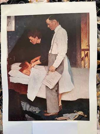 Freedom From Want. Norman Rockwell Art Poster.1943 1