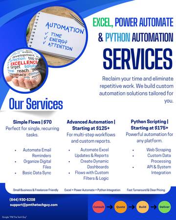 Expert Automation for Excel, Power Automate & Python | NYC (NYC) 1