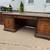 Solid Antique Desk + Credenza 6 thumbnail