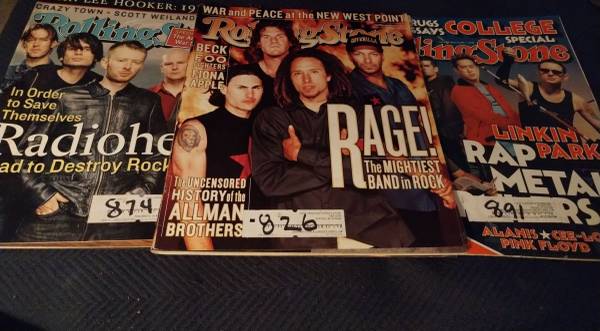 35 ROLLING STONE MAGAZINES ROCK ROLL METAL PUNK avail 10-21 1