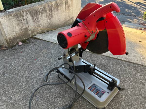Milwaukee 14" abrasive cut-off machine 1