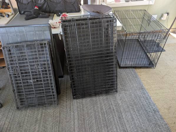 Wire dog crates small, medium and large 1
