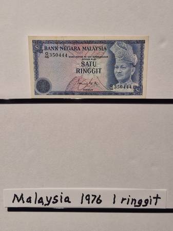 world banknotes--Malaya/Malaysia 1