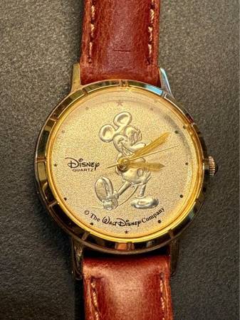 Disney Mickey Mouse Watch with Leather Band - $80 (Fairfax City)63436959358081120