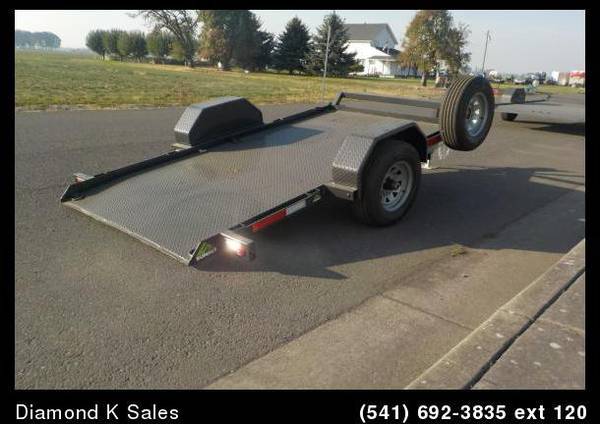 2023 Summit Trailer Cascade 5' X 10' Steel Pan Tilt 1