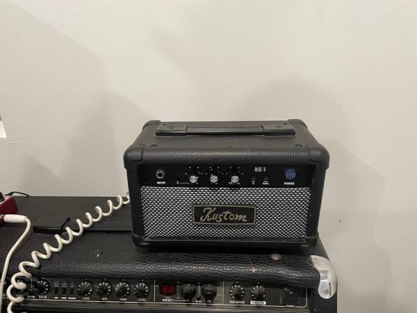 CUSTOM KUSTOM AMP (COMBO CUT DOWN TO A COOL LIL' HEAD W MESA STYLE 1